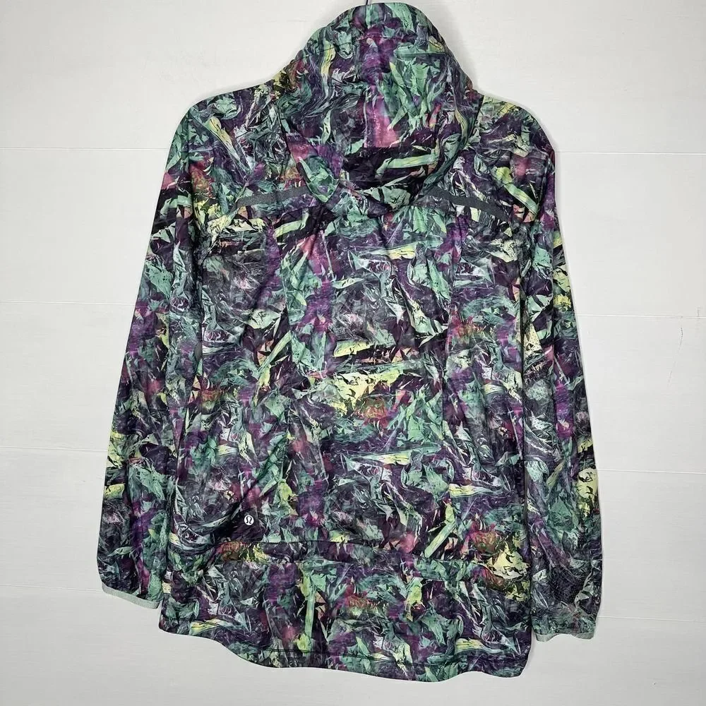 Lululemon Women's Miss Misty II Windbreaker Jacket zip up Iridescent rain 4 - Picture 4 of 6